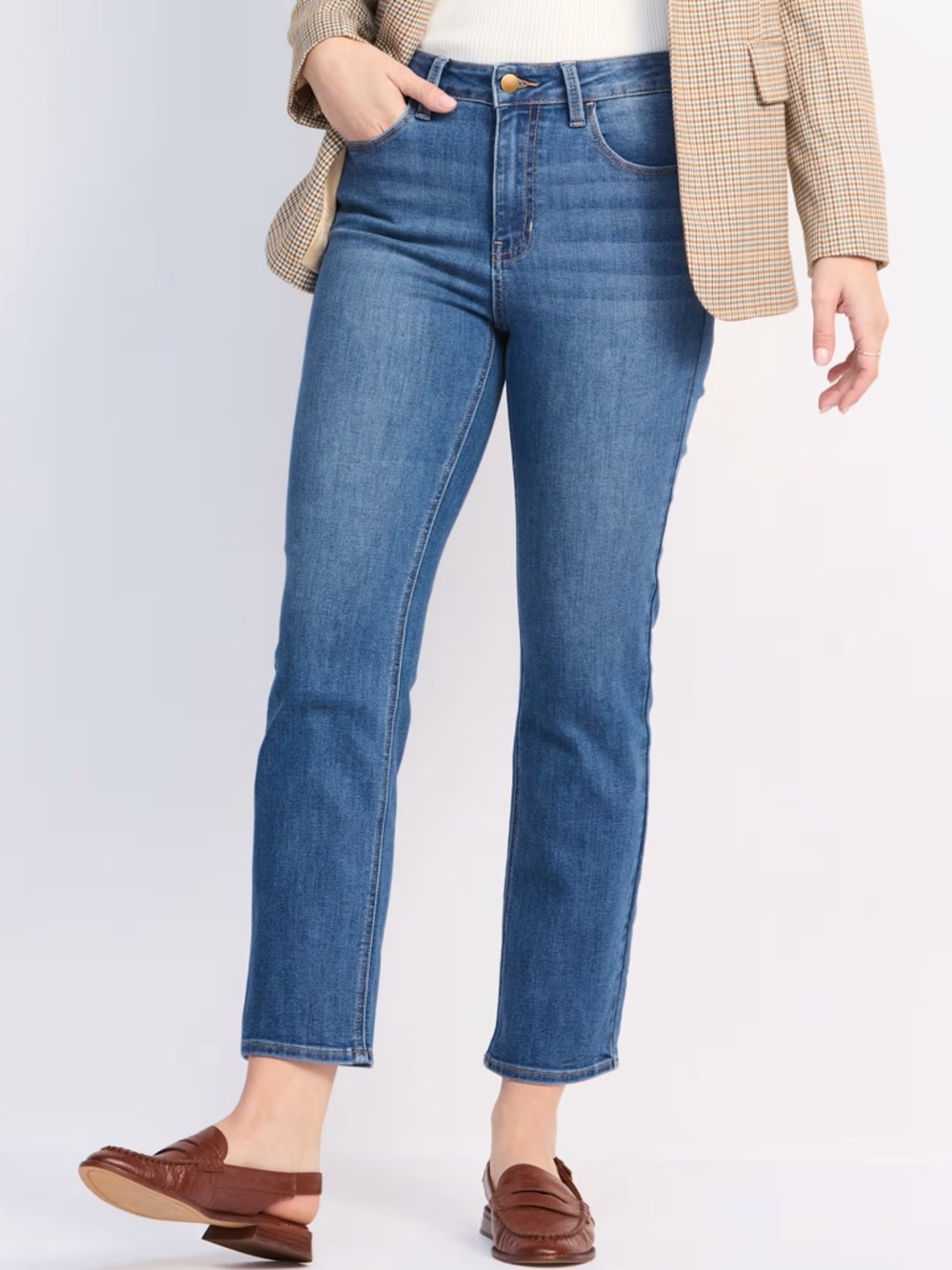 Indigo Six High Rise Straight Jean - 4